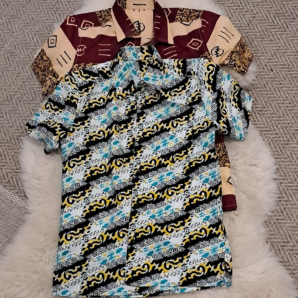 Multicolor Patterned Men's Shirt